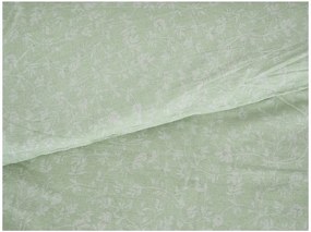 Obliečky z Renforcé bavlny GREEN FLOWERS zelené Rozmer obliečok: 70 x 90 cm | 140 x 200 cm