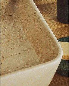 Béžové kamenné umývadlo 55x35 cm Darnen – Kave Home