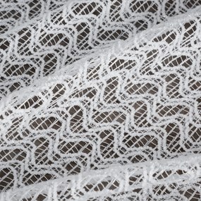 ZÁCLONA NA KRÚŽKOCH CLARA 140X250 CM BIELA