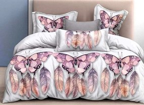 Obliečky Motýle color Bavlna 7-dielna súprava