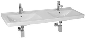 Jika Cubito dvojumývadlo 130x48,5 cm dva otvory pre batériu h8144200001041 1442.0.000.104.1