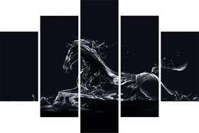 Obraz - Kôň a voda (150x105 cm)