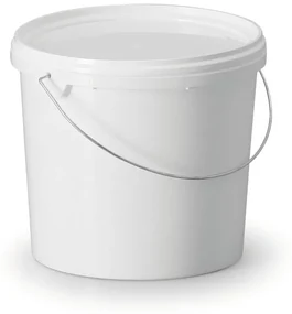 Plastové vedierko s vekom Standard 5 L, drôtené ucho