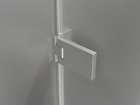 Mexen Lunar-F Duo, skladací sprchový kút 95 x 90 cm, 6mm číre sklo, oceľový profil, 836-095L-090P-97-00