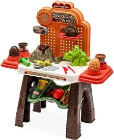 Baby Mix Detský stolík Dinosaurí svet, 58 x 66,5 x 24,5 cm