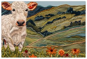 Obraz - Imitácia pleteného motívu (90x60 cm)