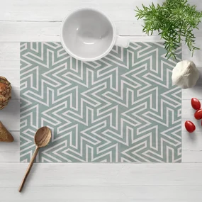 Biante Dekoračné prestieranie na stôl Agata AG-001 Tmavo zelená pastelová 30x40 cm