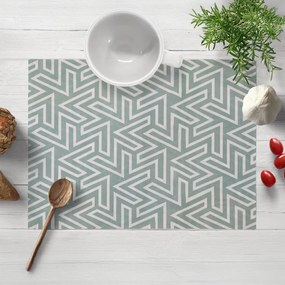 Biante Dekoračné prestieranie na stôl Agata AG-001 Tmavo zelená pastelová 35x45 cm