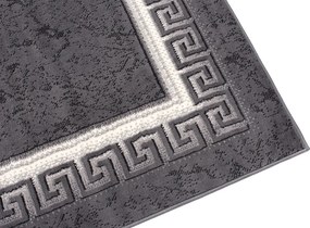 TA Koberec 4489A DARK GRAY CHEAP PP CRM Sivý Obdĺžnikový Rozmer: 60x100 cm