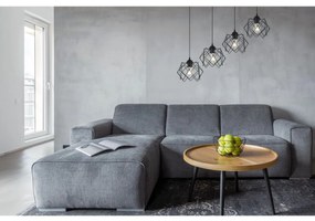 Závesné svietidlo Stella, 4x čierne drôtené tienidlo