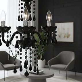 Toolight Toolight, stropné svietidlo 3xE14, EBT005-3CP, čierna, OSW-01240