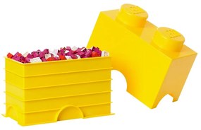 Žltý úložný dvojbox LEGO®