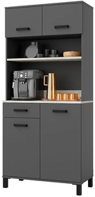 Príborník Linda antracit 80 (NESSA)