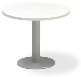 Konferenčný stôl ProOffice priemer 70 x 50,7 cm, biela