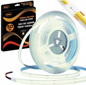 BERGE LED pásik COB Neon 24V - 528D - 15W/m - IP20 - 1650lm - 50m - studená farba