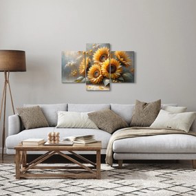 Obraz - Maľba slnečníc (90x60 cm)