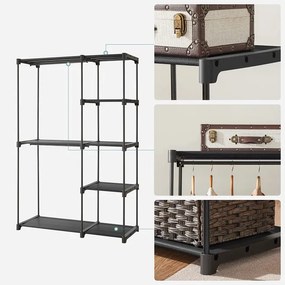 Otvorená polica na oblečenie RYG24BK