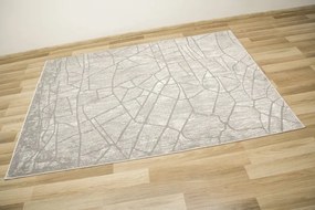 Koberec Opal F438A sivý / strieborný / krémový