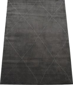 Koberec Zurich 1903 Dark Grey – sivý s geometrickým vzorom Rozmer: 160x230 cm