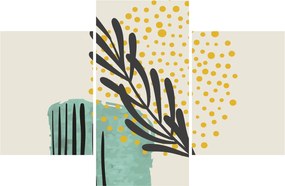 Obraz - Abstraktné listy N⁰3 (90x60 cm)