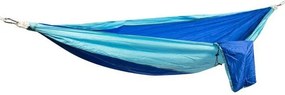 Vekr hojdacia sieť hamak 210 x 140 cm Modrá