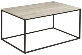 Čierny/béžový konferenčný stolík v dekore kameňa 60x90 cm Vita – House Nordic