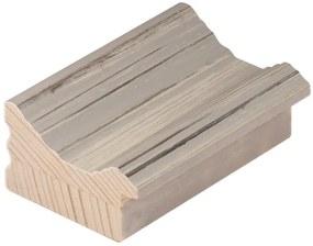 DANTIK rám na obraz 70x100 | KOSTELNÍ malá šedá (Plexi Čiré)