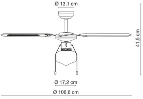 GLOBO CHAMPION 0309 Ventilátor