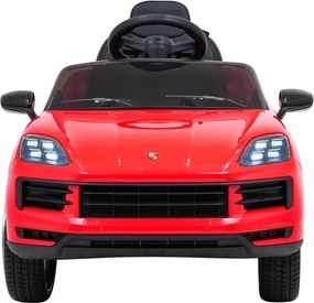 Elektrické autíčko Porsche Cayenne červené