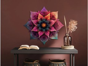 drevko |  Kvetinová mandala Dúhová jednota  45 x 475 cm