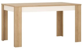 Rozkladací jedálenský stôl Leonardo LYOT03 - dub riviera / biela