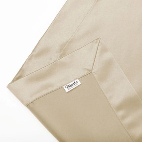 Biante Saténový prehoz/behúň na posteľ Satén LUX-L054 Latte 50x140 cm