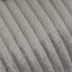 Sivá deka z mikroplyšu 130x160 cm Fur Velvet – Casa Selección