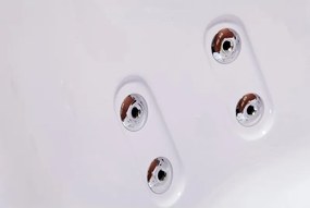 Terra Hydromasážna vírivá vaňa TIGA 604H 152x152 s ohrevom vody