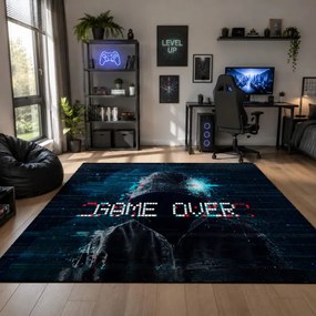 Protišmykový herný koberec Game Over