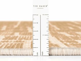 Ted Baker, Kusový koberec Ted Baker Haringey 106388 Natural White kruh, 200x200, béžová, chodba / predsieň