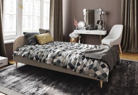 Čalúnená posteľ LOFT + rošt, 90x200, itaka 16