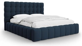 Micadoni Mamaia čalúnená posteľ - Modrá, 140 cm