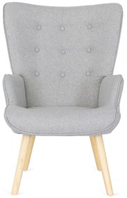 PROXIMA.store - Moderné kreslo LOZANO 2 FARBA: sivá