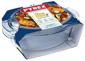 Pyrex Sklenená zapekacia misa s vekom, 5,8 l