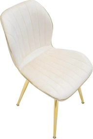 Krémovobiele jedálenské stoličky v súprave 2 ks Paris – Mauro Ferretti