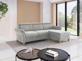 XXXLutz ROHOVÁ SEDAČKA, textil, strieborná Sit & More - Sedačky - 000144025711