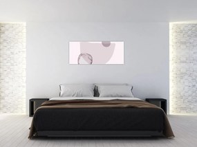 Obraz - Fialový minimalizmus N⁰2 (120x50 cm)