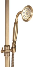 Rea Bergamo, sprchový set v retro štýle, antická bronz, REA-P5002