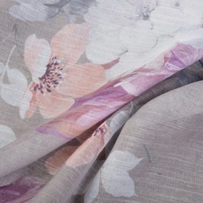 ZÁVES NA PÁSKE SHERRY 140X300 CM KVETY