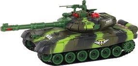 LEAN Toys Veľký diaľkovo ovládaný vojenský tank RC 360 stupňov