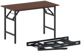 Konferenčný stôl FAST READY, 120x60 cm, čierna podnož, čerešňa