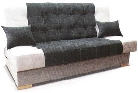 Pohovka Lux II, Áno, sivá / drevo natural (element 23)