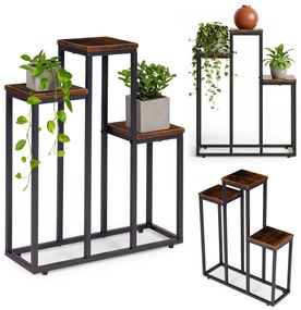 ModernHome Stojan na kvety - 3 police, ModernHome