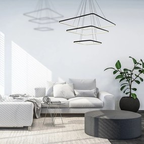 Závesné LED svietidlo Nix, 3x LED 117w, 3000k, b